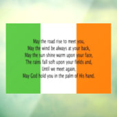 Irish Blessing Fensteraufkleber (Blatt 3)