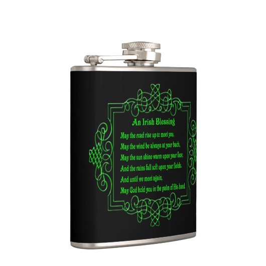 Irish Blessing Flask Flachmann (Rechts)
