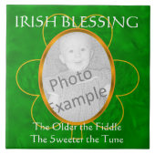 Irish Blessing - Foto Frame-the Olter the Fiddle Fliese (Vorderseite)