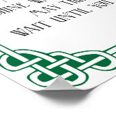 Irish Blessing für Biker lustiges Motorrad Poster (Ecke)