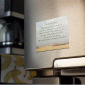 Irish Blessing Golden Wheat Fields Foto Magnetkarte