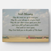 Irish Blessing Golden Wheat Fields Fotoplatte (Vorderseite)