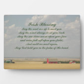 Irish Blessing Golden Wheat Fields Fotoplatte (Vorderseite)