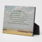 Irish Blessing Golden Wheat Fields Fotoplatte (Seite)