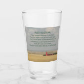 Irish Blessing Golden Wheat Fields Glas (Vorderseite)