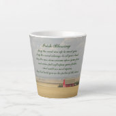 Irish Blessing Golden Wheat Fields Milchtasse (Vorderseite)