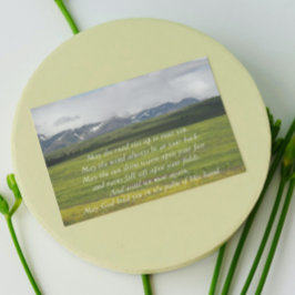 Irish Blessing Green Valley Foto Blank Card Karte