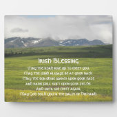 Irish Blessing Green Valley Foto Fotoplatte (Vorderseite)