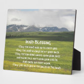 Irish Blessing Green Valley Foto Fotoplatte (Seite)