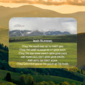 Irish Blessing Green Valley Foto Magnet