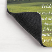 Irish Blessing Green Valley Landschaft Mousepad (Ecke)