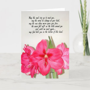 Irish Blessing Greeting Card Karte