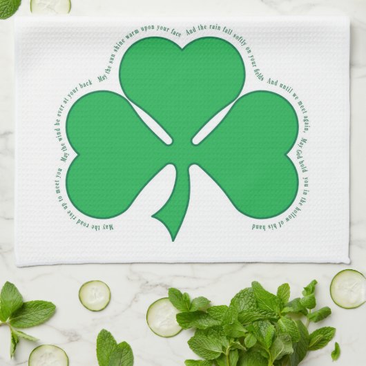 Irish Blessing Handtuch (Gefaltet)