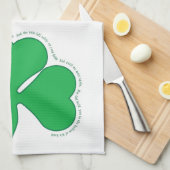 Irish Blessing Handtuch (Viertel Falte)