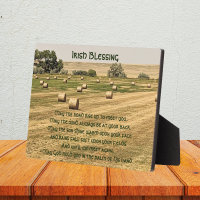 Irish Blessing Hay Bales in the Field