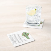 Irish Blessing II Rechteckiger Pappuntersetzer (Vor Ort)