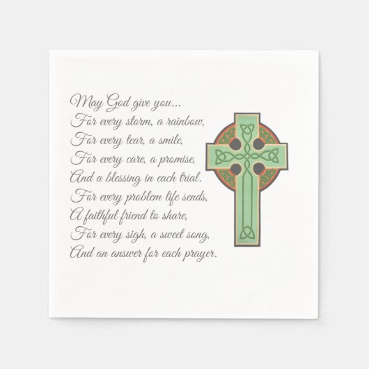 Irish Blessing II Serviette (Vorderseite)