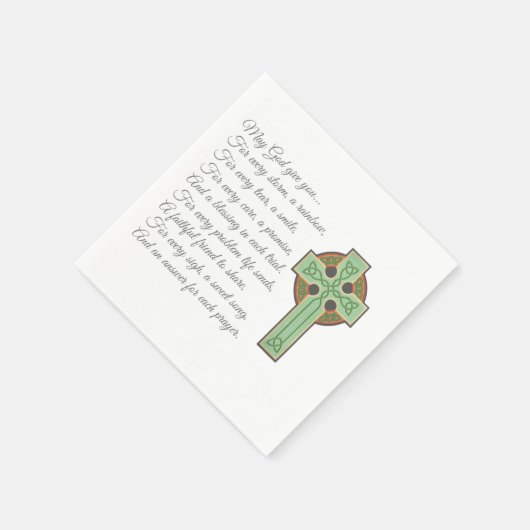 Irish Blessing II Serviette (Ecke)