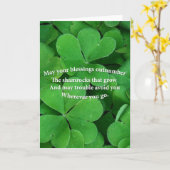 Irish Blessing Karte (Gelbe Blume)
