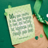 Irish Blessing Karte