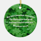 Irish Blessing Keramikornament (Vorne)