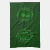 Irish Blessing Kitetücher Handtuch (Vertikal)