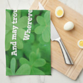 Irish Blessing Küchentuch (Viertel Falte)