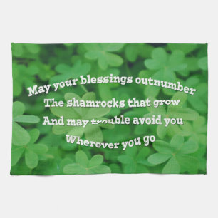 Irish Blessing Küchentuch