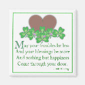 irish Blessing Magnet (Vorne)