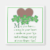 Irish Blessing Magnet (Vorne)