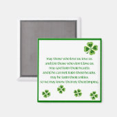 Irish Blessing Magnet (Vorderseite/Rückseite)