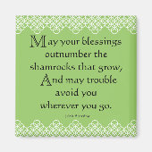 Irish Blessing Magnet (Vorne)