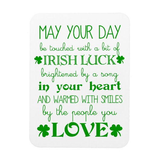 Irish Blessing-Magnet Magnet (Vertikal)