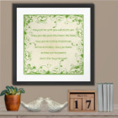 Irish Blessing-May die Straße aufsteigen, um Sie z Poster