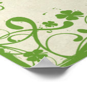 Irish Blessing-May die Straße aufsteigen, um Sie z Poster (Ecke)