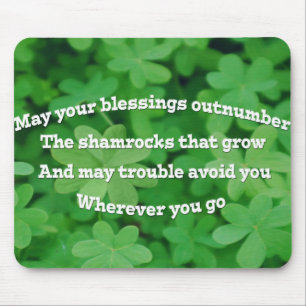 Irish Blessing Mousepad