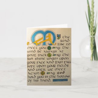IRISH BLESSING NOTECARD KARTE
