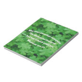 Irish Blessing Notizblock (Rotiert)