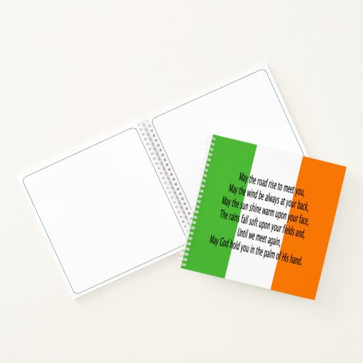 Irish Blessing Notizblock (Innenseite)