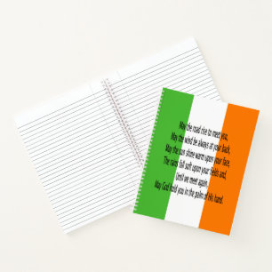 Irish Blessing Notizblock