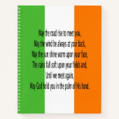 Irish Blessing Notizblock (Vorderseite)