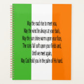 Irish Blessing Planer (Vorderseite)