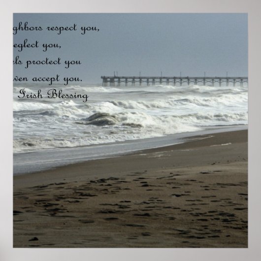 Irish Blessing Poster (Vorne)