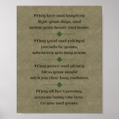 Irish Blessing Poster (Vorne)