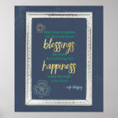 Irish Blessing Poster (Vorne)