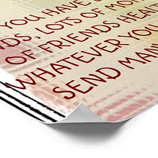 Irish Blessing Poster (Ecke)