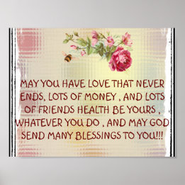 Irish Blessing Poster