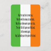 Irish Blessing Prayer Begleitkarte (Vorderseite)