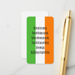 Irish Blessing Prayer Begleitkarte