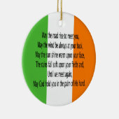 Irish Blessing Prayer Keramik Ornament (Rechts)